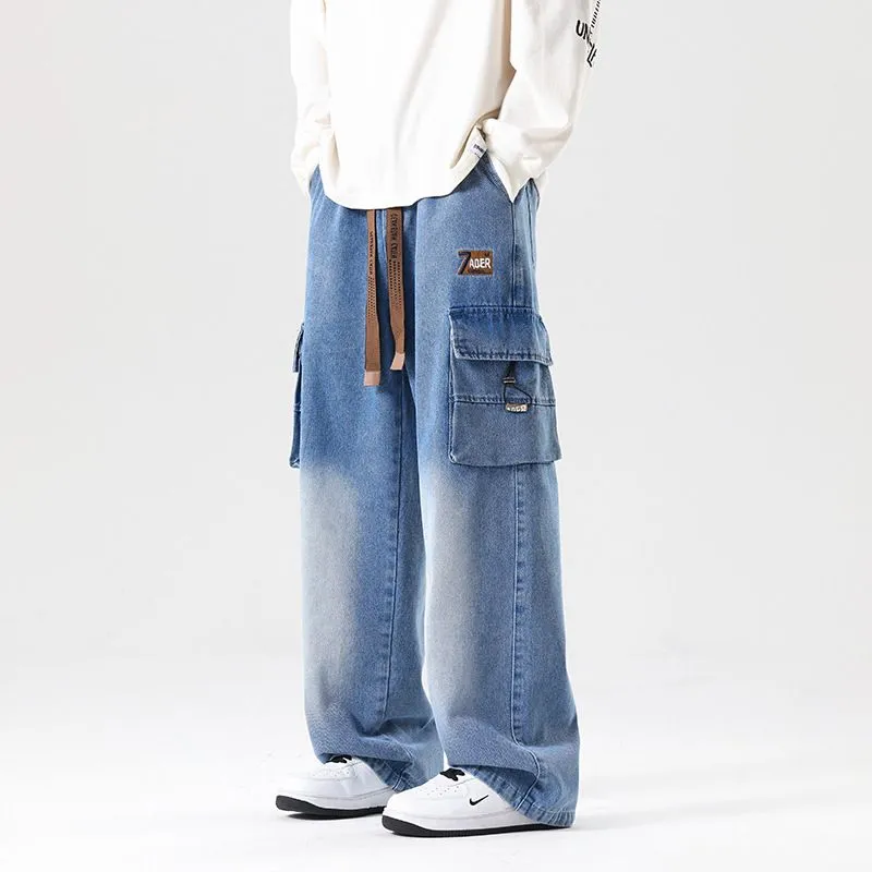 Ader Stone Washed Baggy Jeans