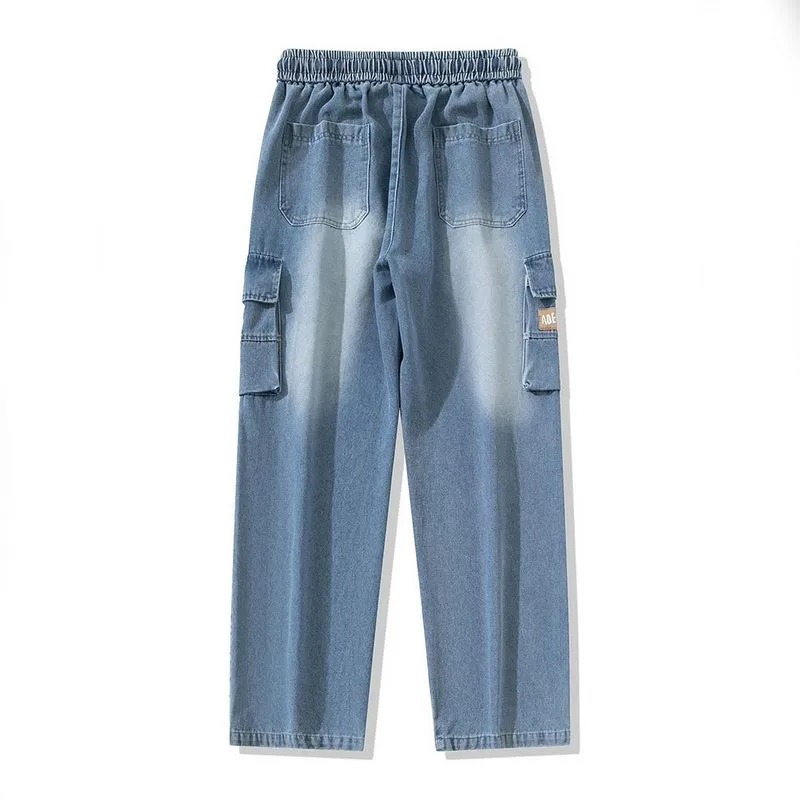 Ader Stone Washed Baggy Jeans