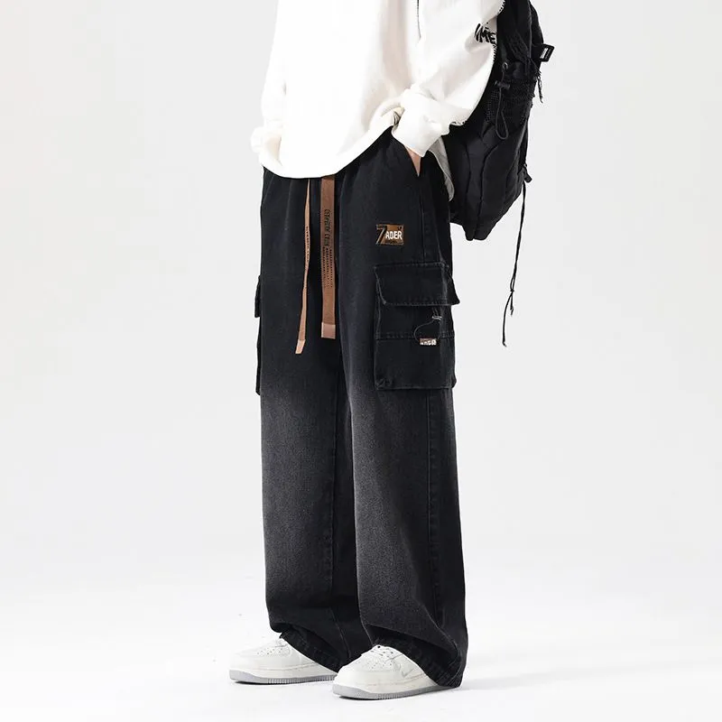 Ader Stone Washed Baggy Jeans