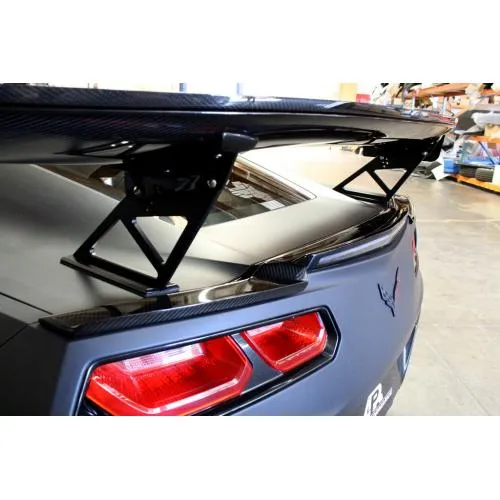 Adjustable Wing with Spoiler Delete 71" Corvette 2014-18 #AS-107079  | APR Performance
