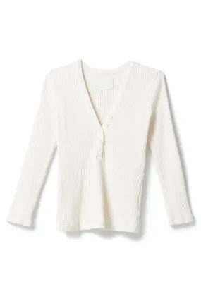 Aideen Rib Henley Top