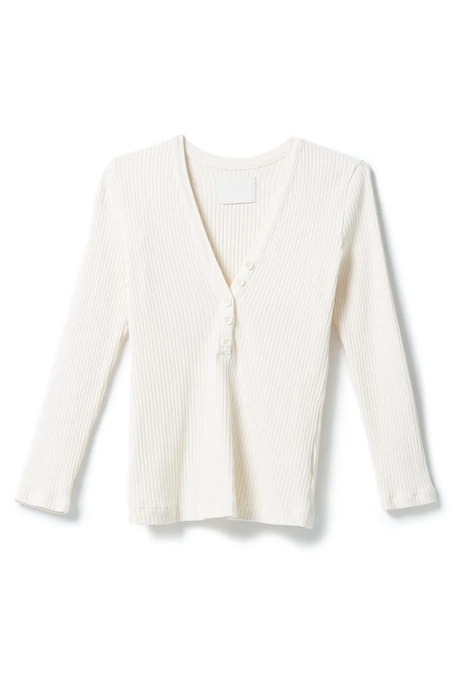 Aideen Rib Henley Top