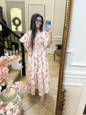 Amelie Floral Smocked Dress