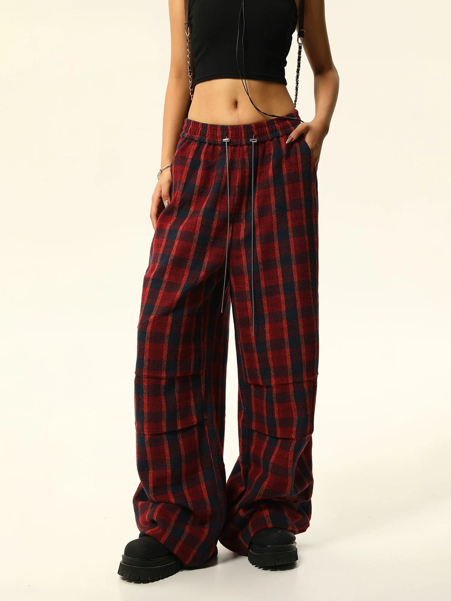 American retro casual pants