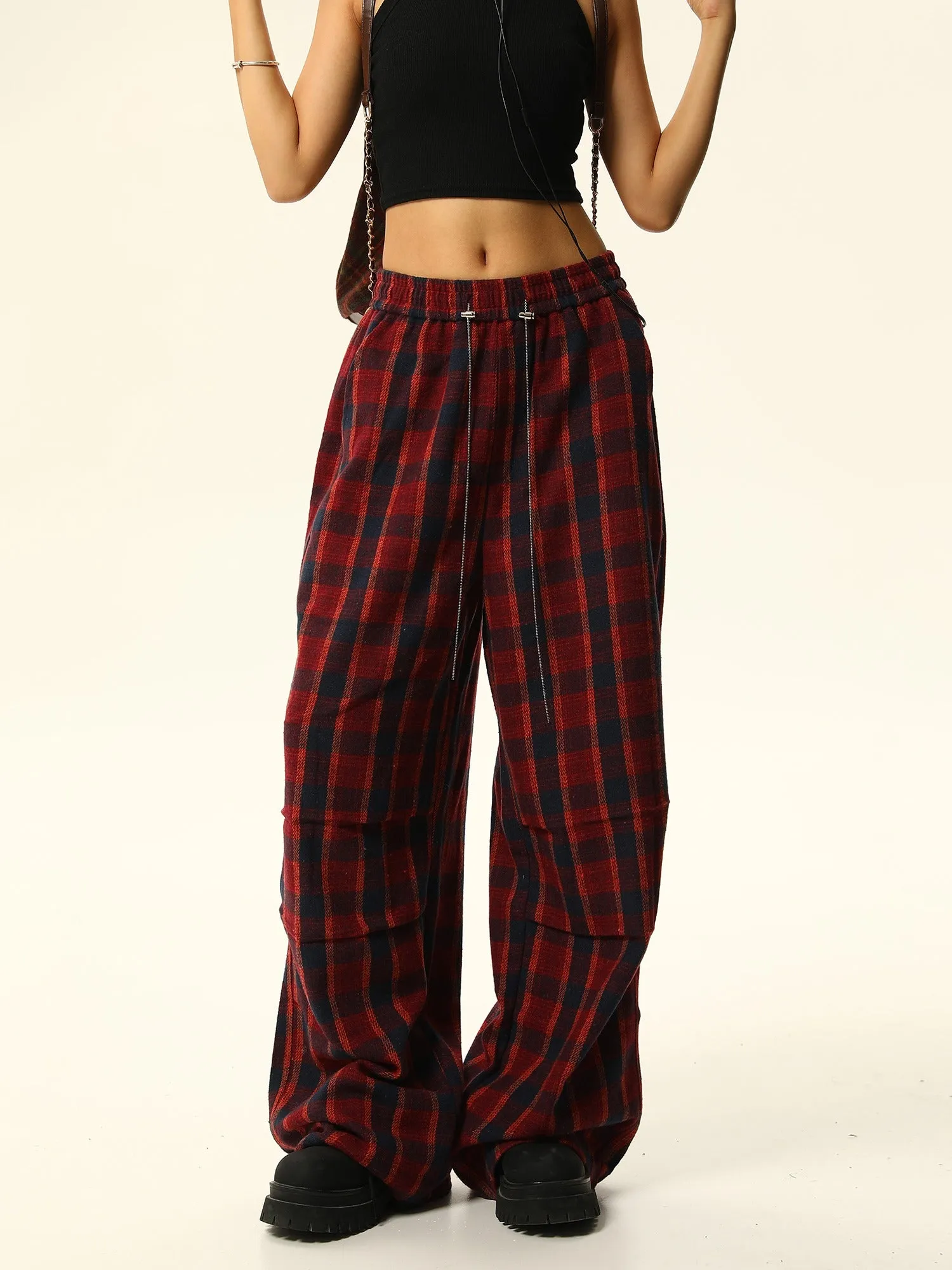 American retro casual pants
