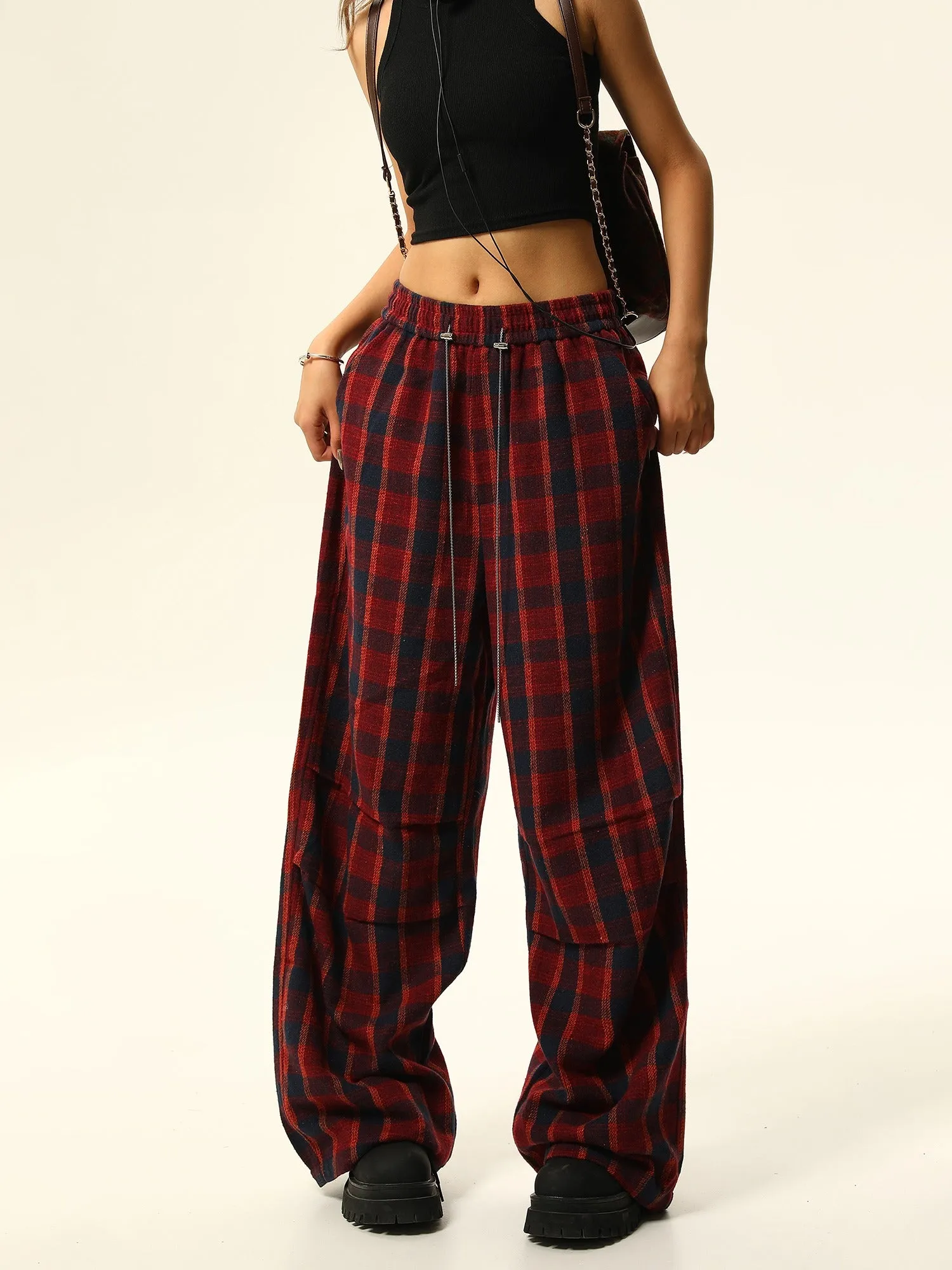 American retro casual pants