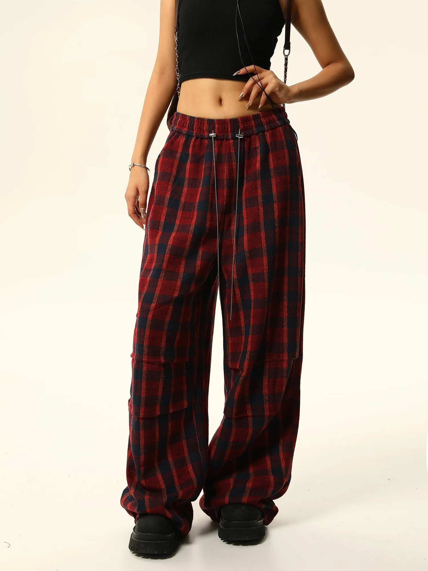 American retro casual pants