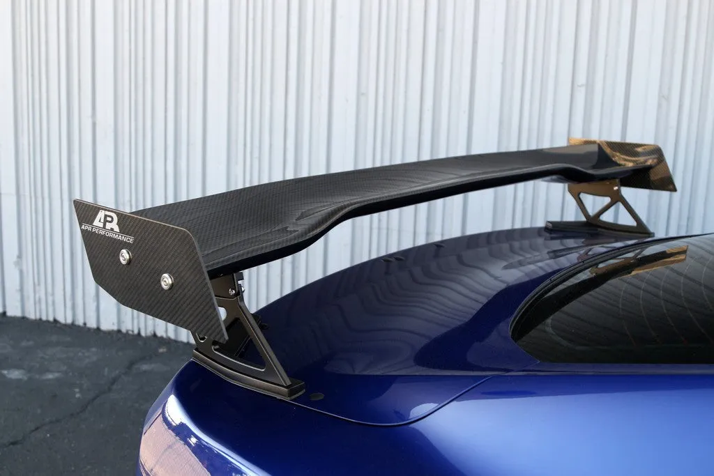 APR GTC-200 Adjustable Wing (Carbon Fibre) for Mustang 2018-23 w/ OEM Spoiler | #AS-106018 | APR Performance