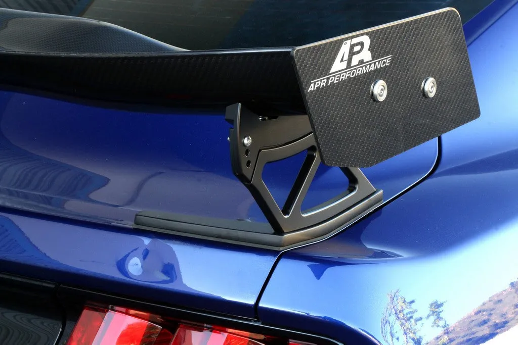 APR GTC-200 Adjustable Wing (Carbon Fibre) for Mustang 2018-23 w/ OEM Spoiler | #AS-106018 | APR Performance