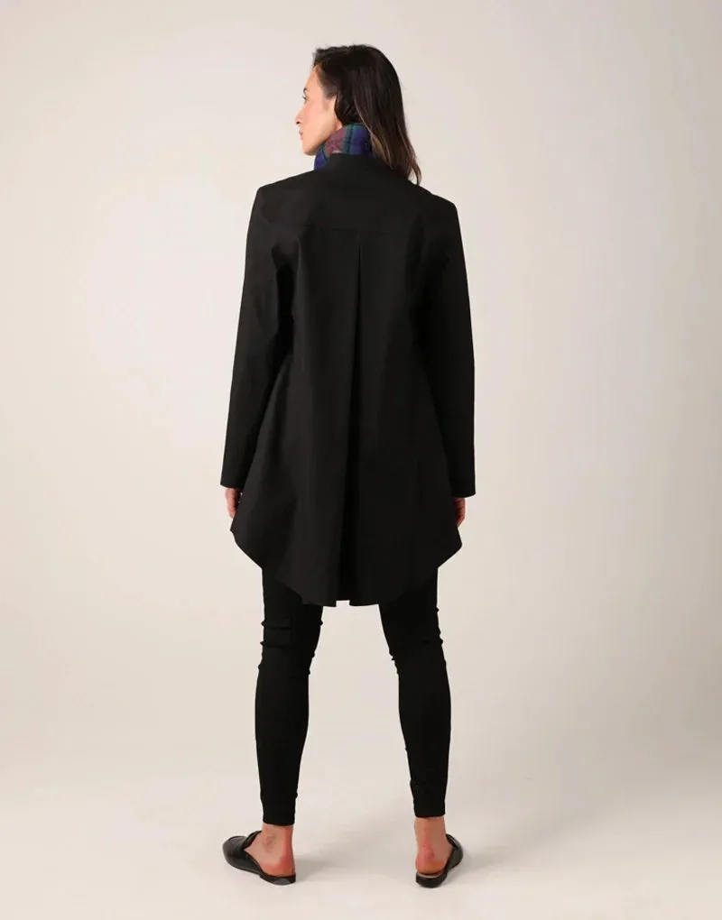 Article 9 swing coat - black