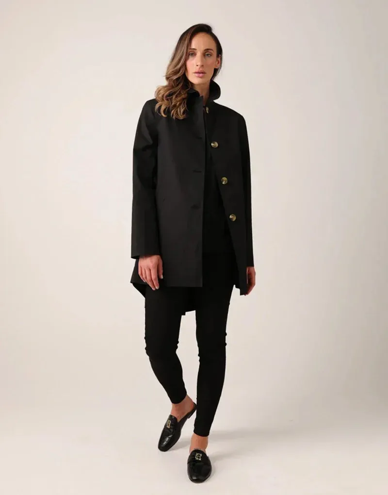 Article 9 swing coat - black
