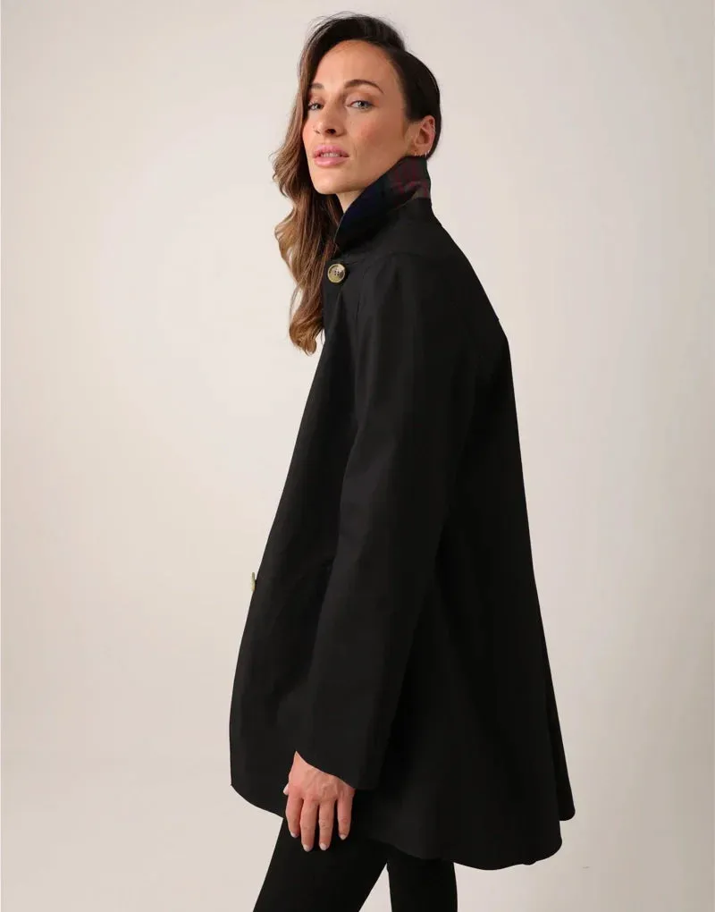 Article 9 swing coat - black