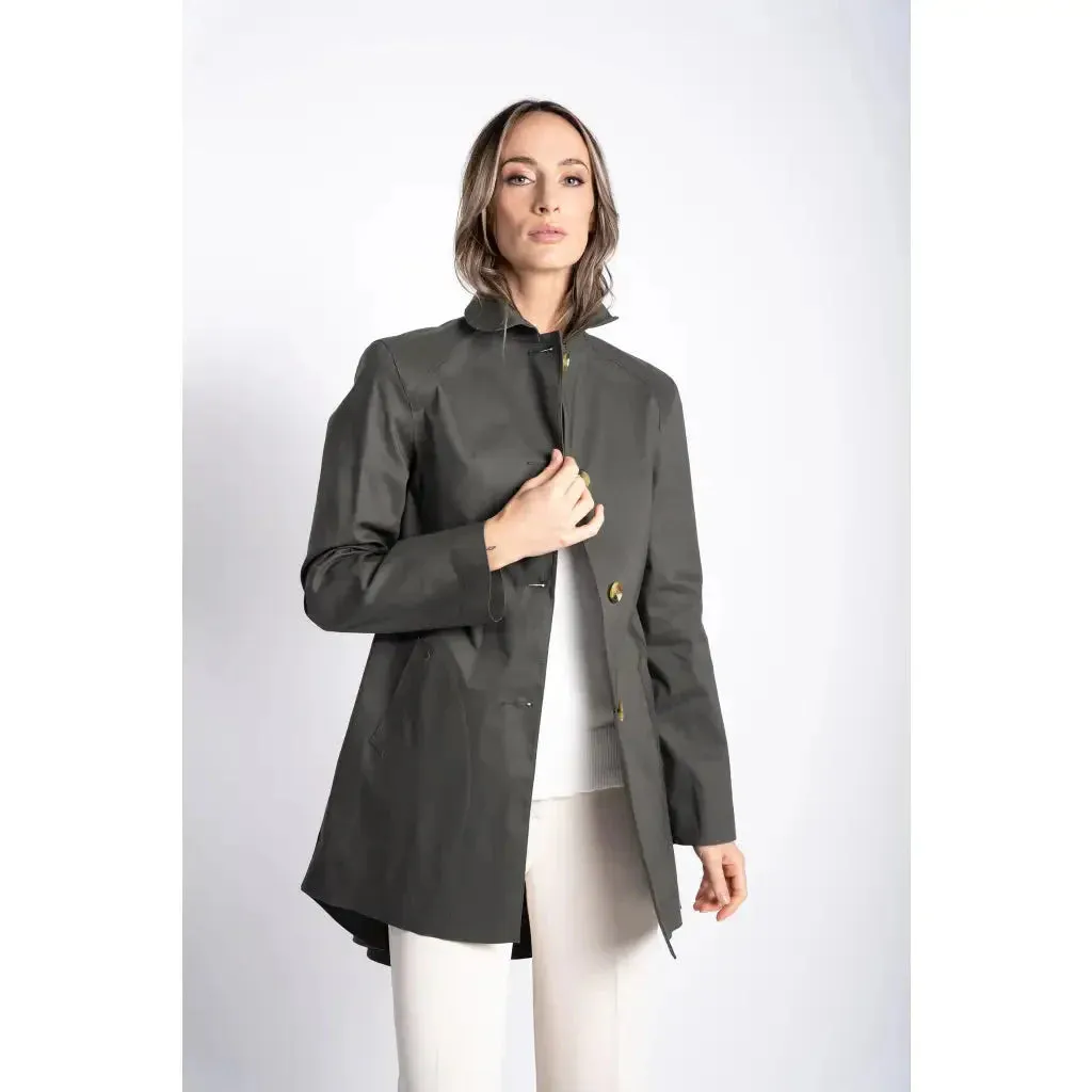 Article 9 swing coat - khaki