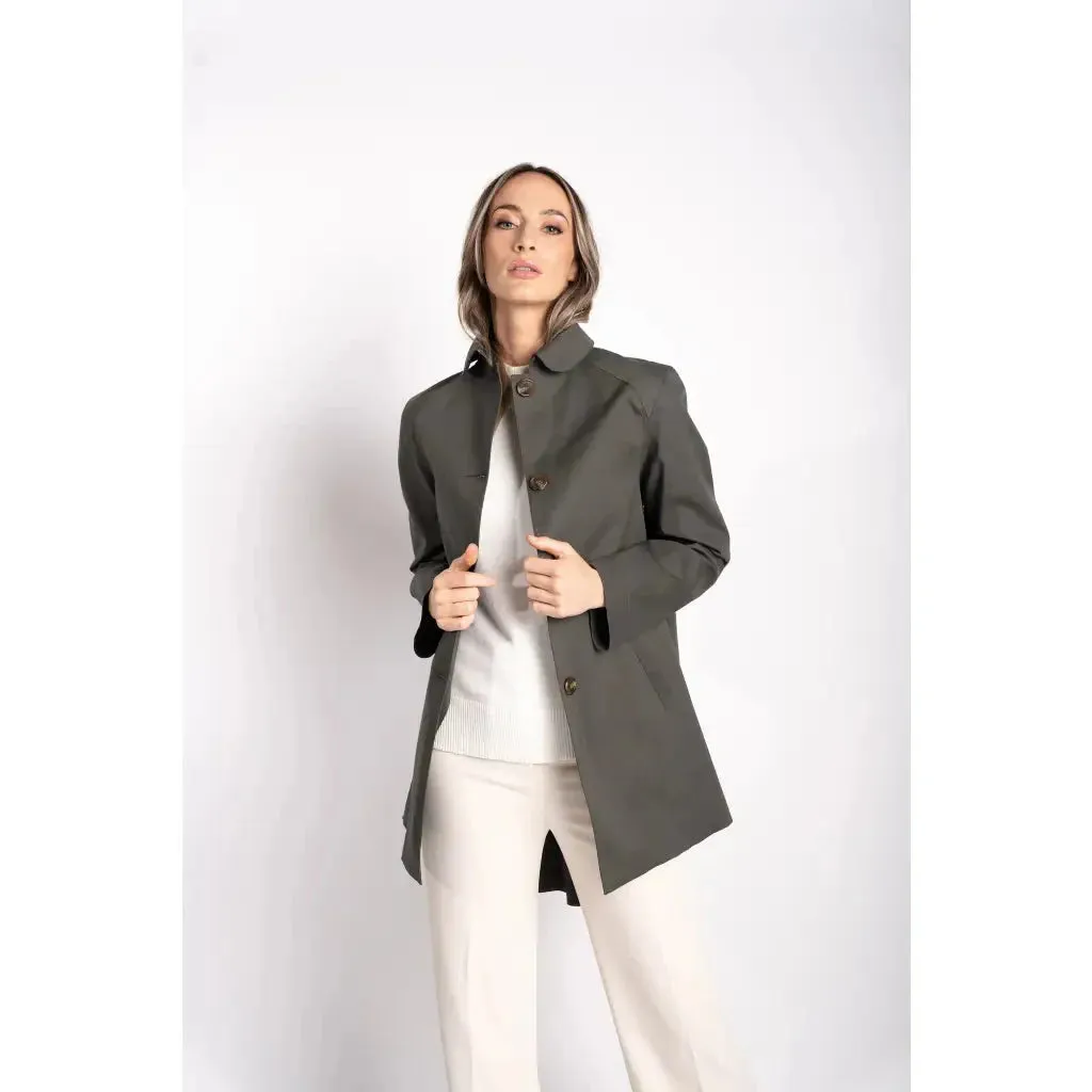 Article 9 swing coat - khaki