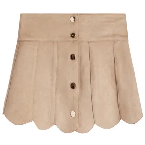 Autumn Faux Suede Skirt