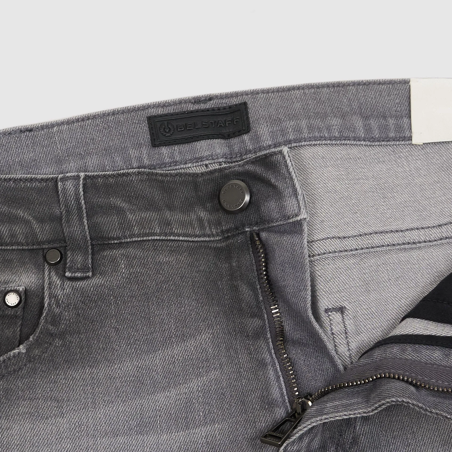 Belstaff 5-Pocket Heavy Washed Black Denim Jeans