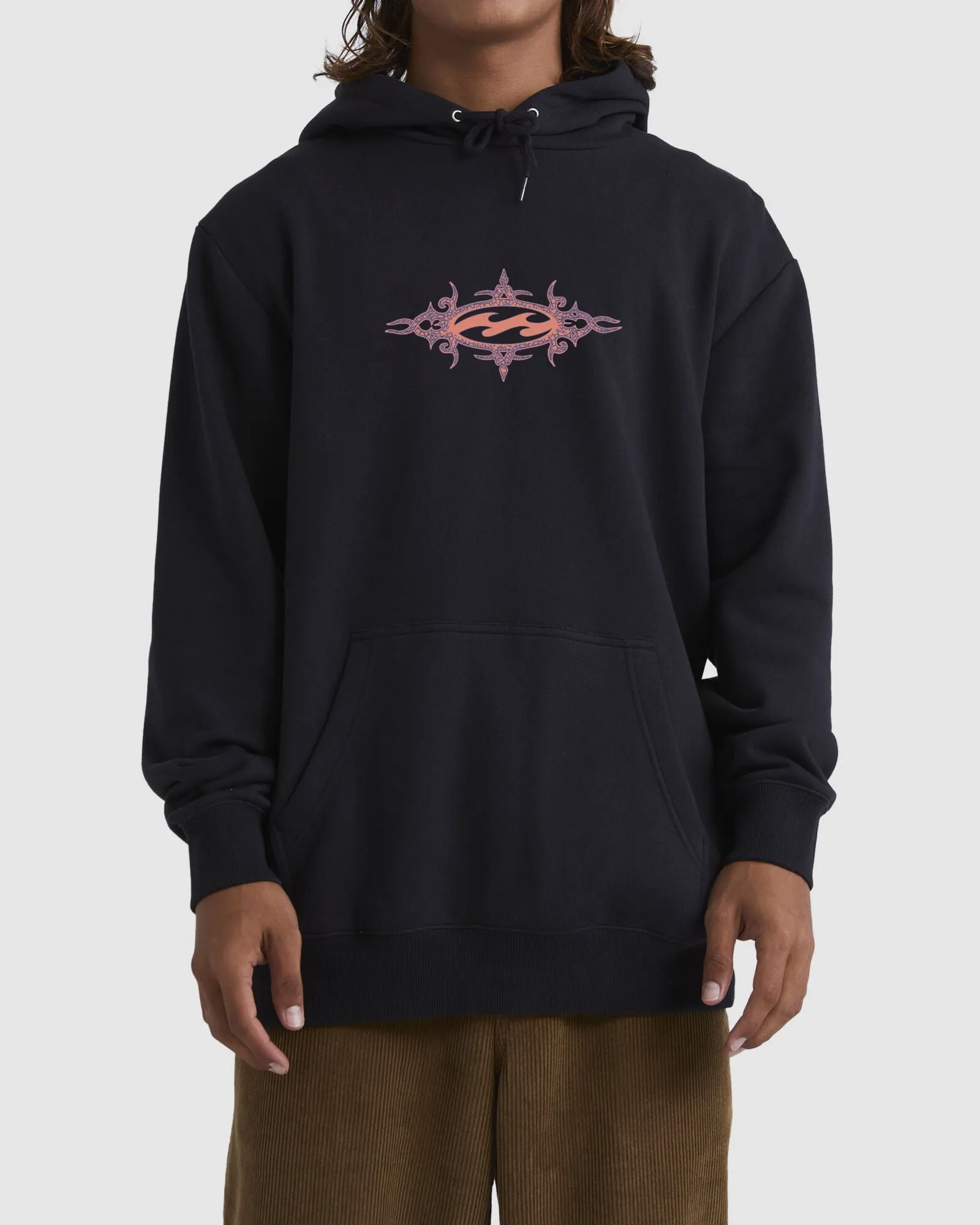 Billabong Tribal Wave Pop Hood - Black