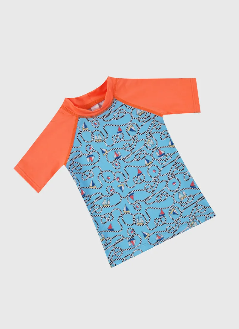 Bowline Short Sleeve Rash Vest