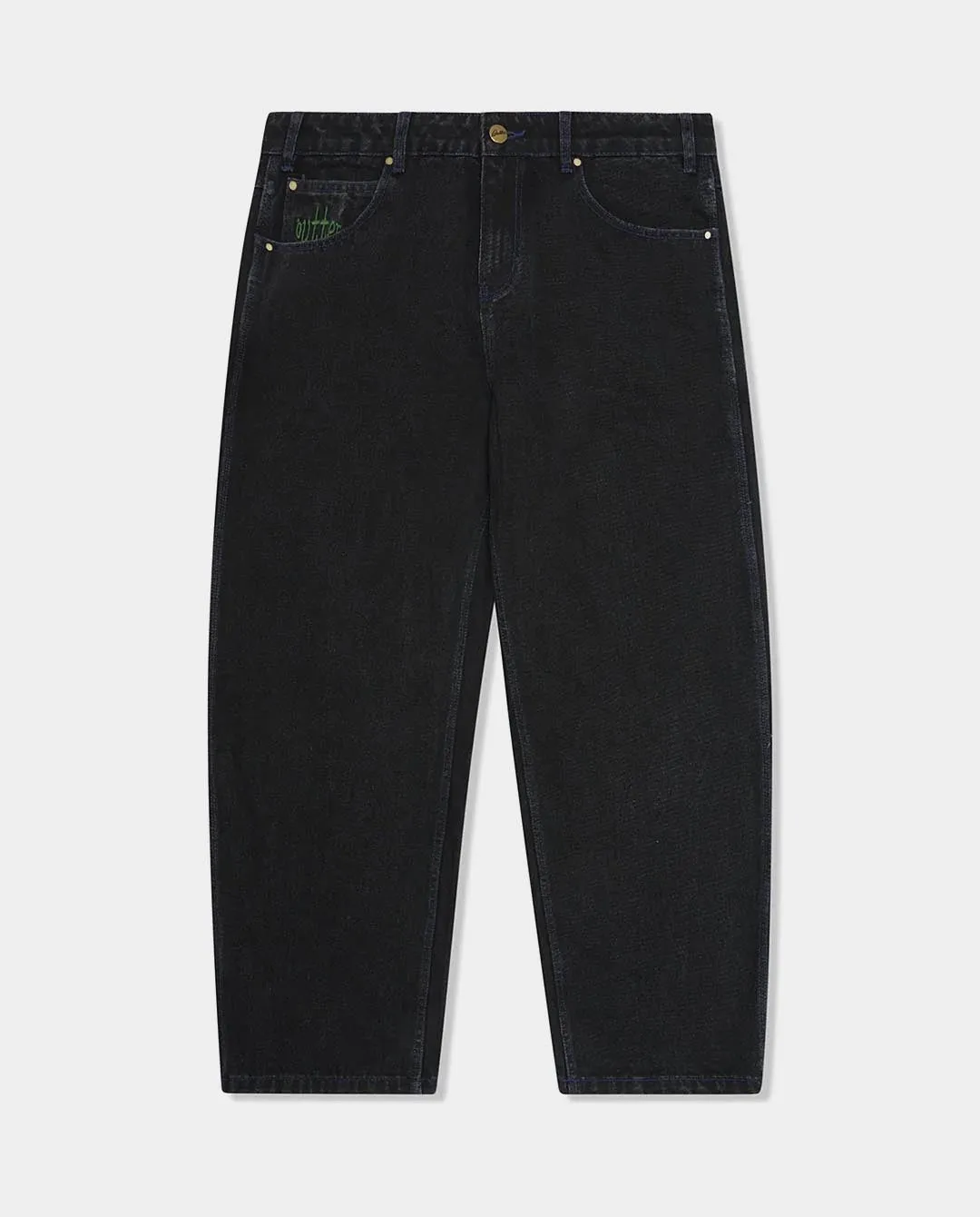 Butter Goods - Spider Denim Jeans - Washed Black