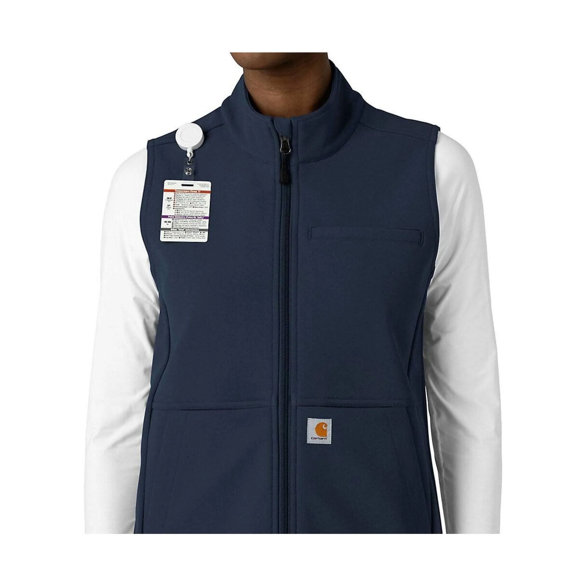 Carhartt Women's Rugged Flex Bonded Fleece Vest - Navy