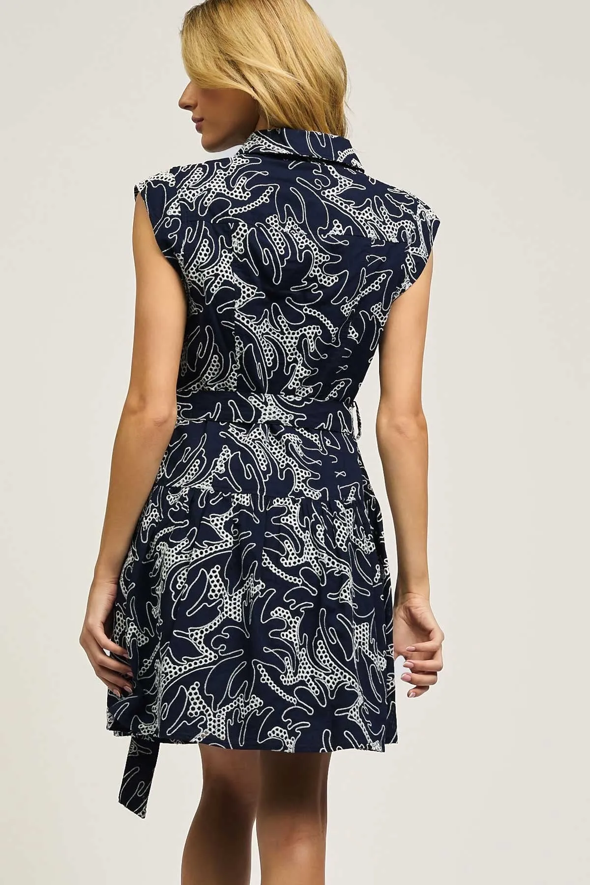 Celeste Embroidered Mini Dress