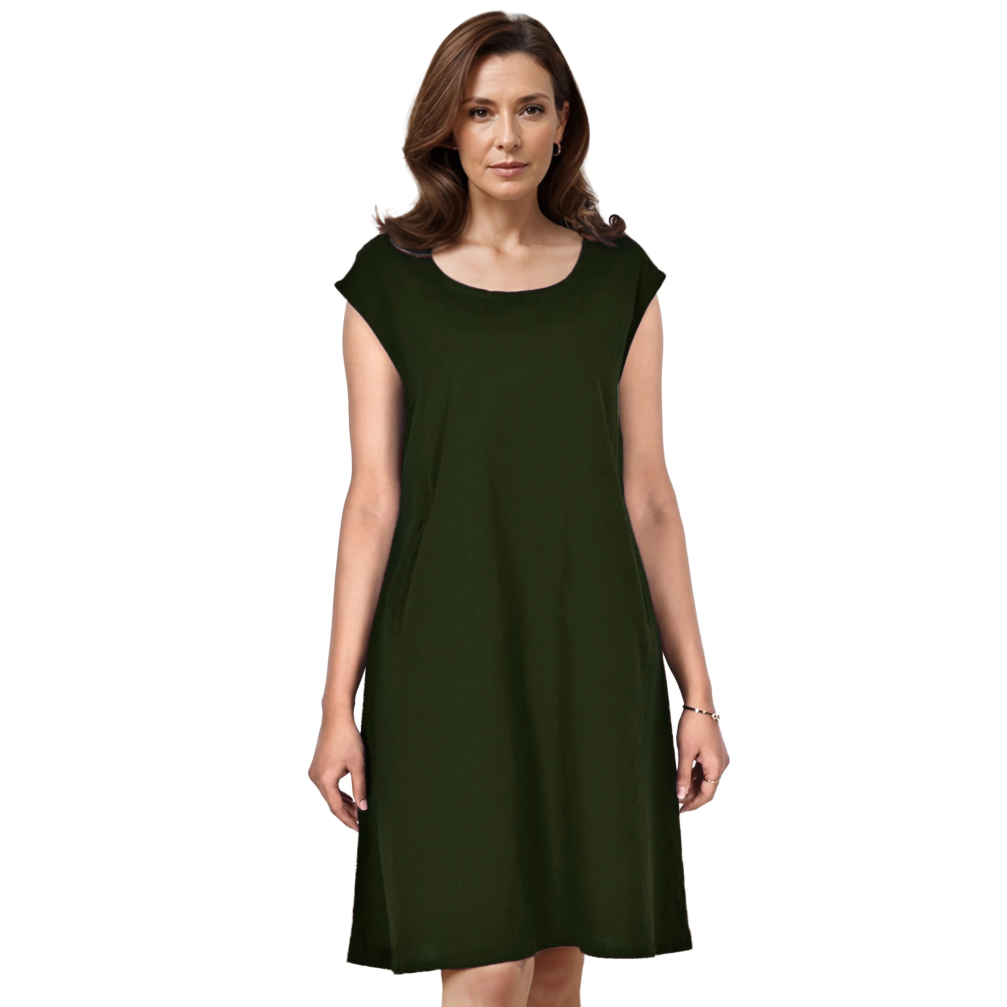 CHARU Pure Cotton Hand Embroidered Dress: Customizable