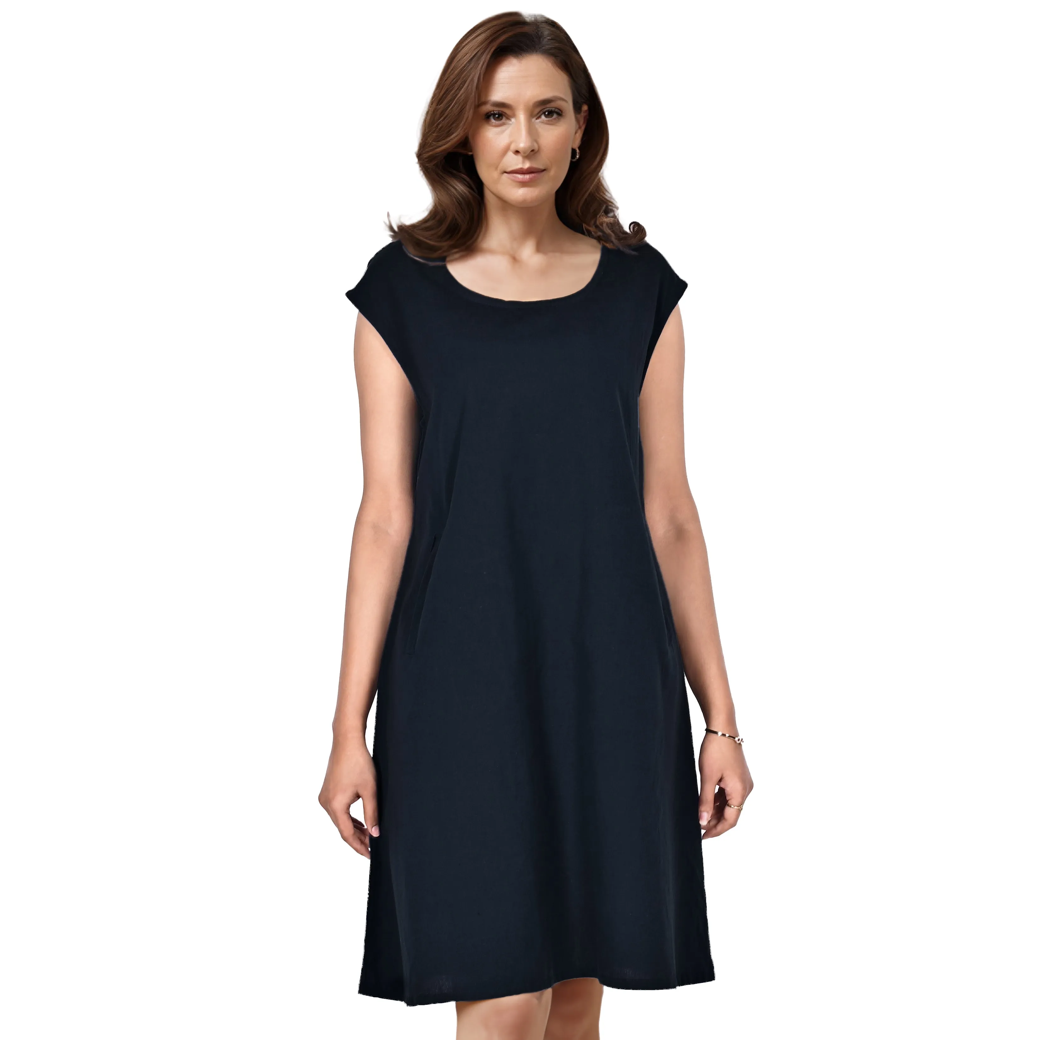 CHARU Pure Cotton Hand Embroidered Dress: Customizable