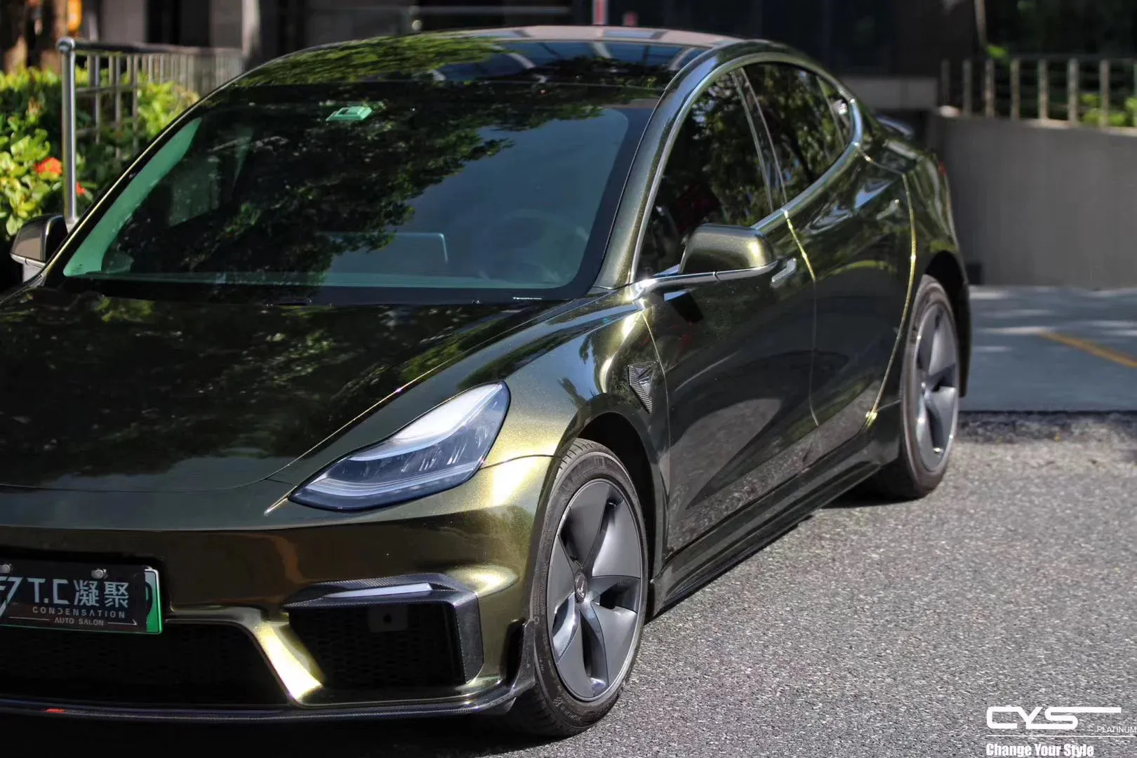 CMST Tuning Carbon Fiber Side Skirts Ver.2 for Tesla Model 3