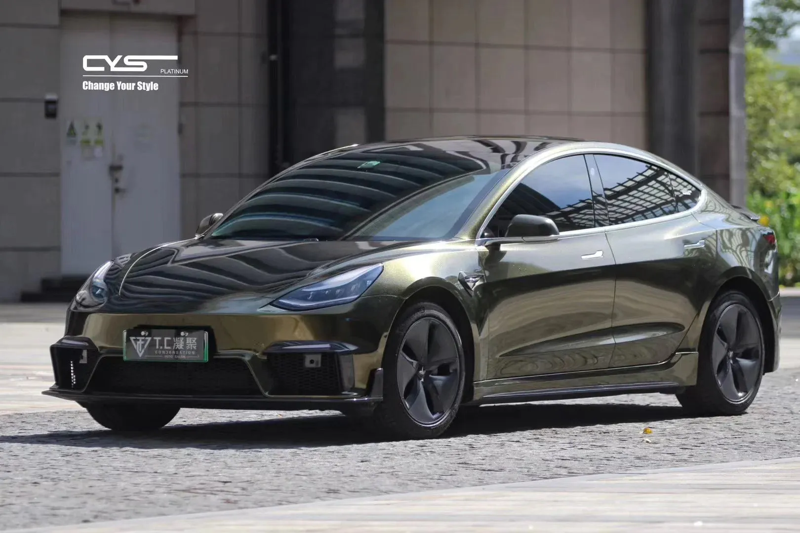 CMST Tuning Carbon Fiber Side Skirts Ver.2 for Tesla Model 3