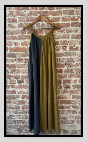 Color Block Maxi Dress