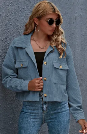 Corduroy Shirt Coat