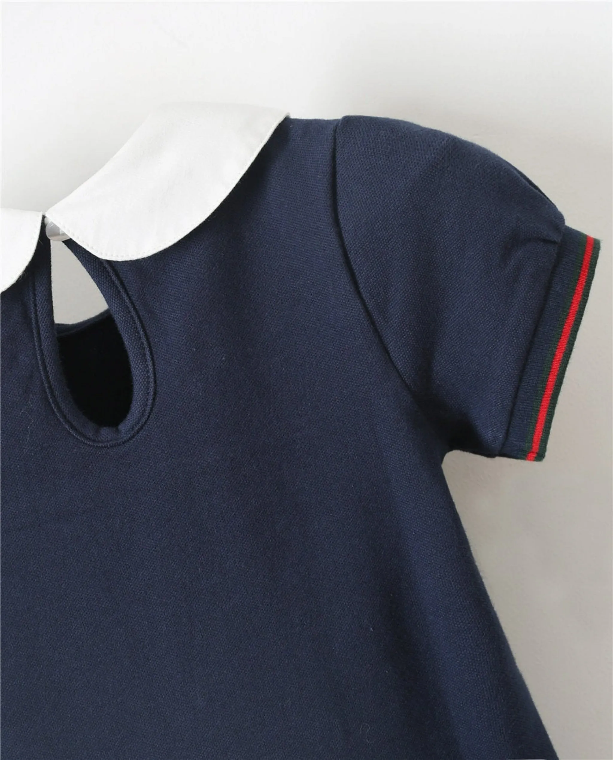 Cotton Classic Polo Dress for Girls