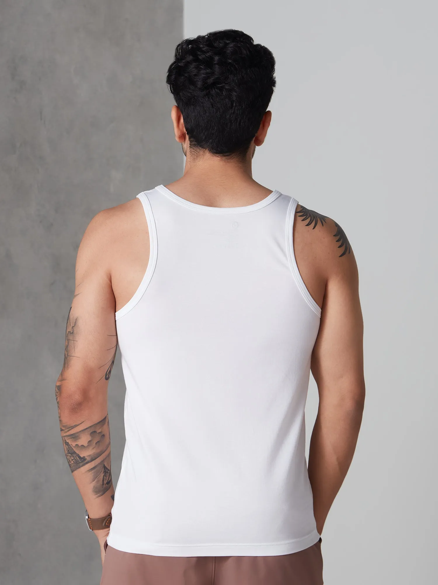 Cotton Cloud Vest GLV001-White