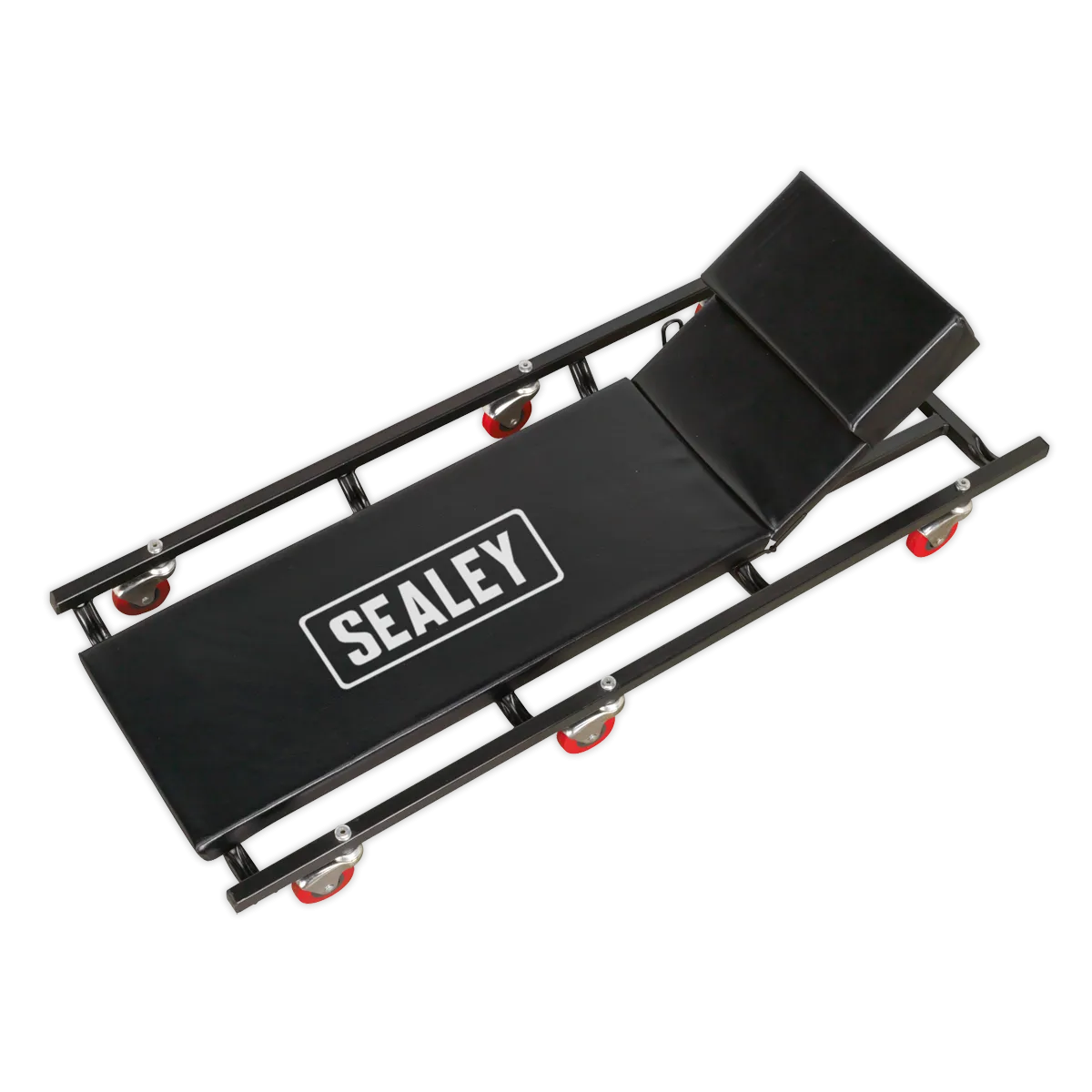 Creeper 40" with Steel Frame, 6 Wheels & Adjustable Headrest Deluxe American-Style