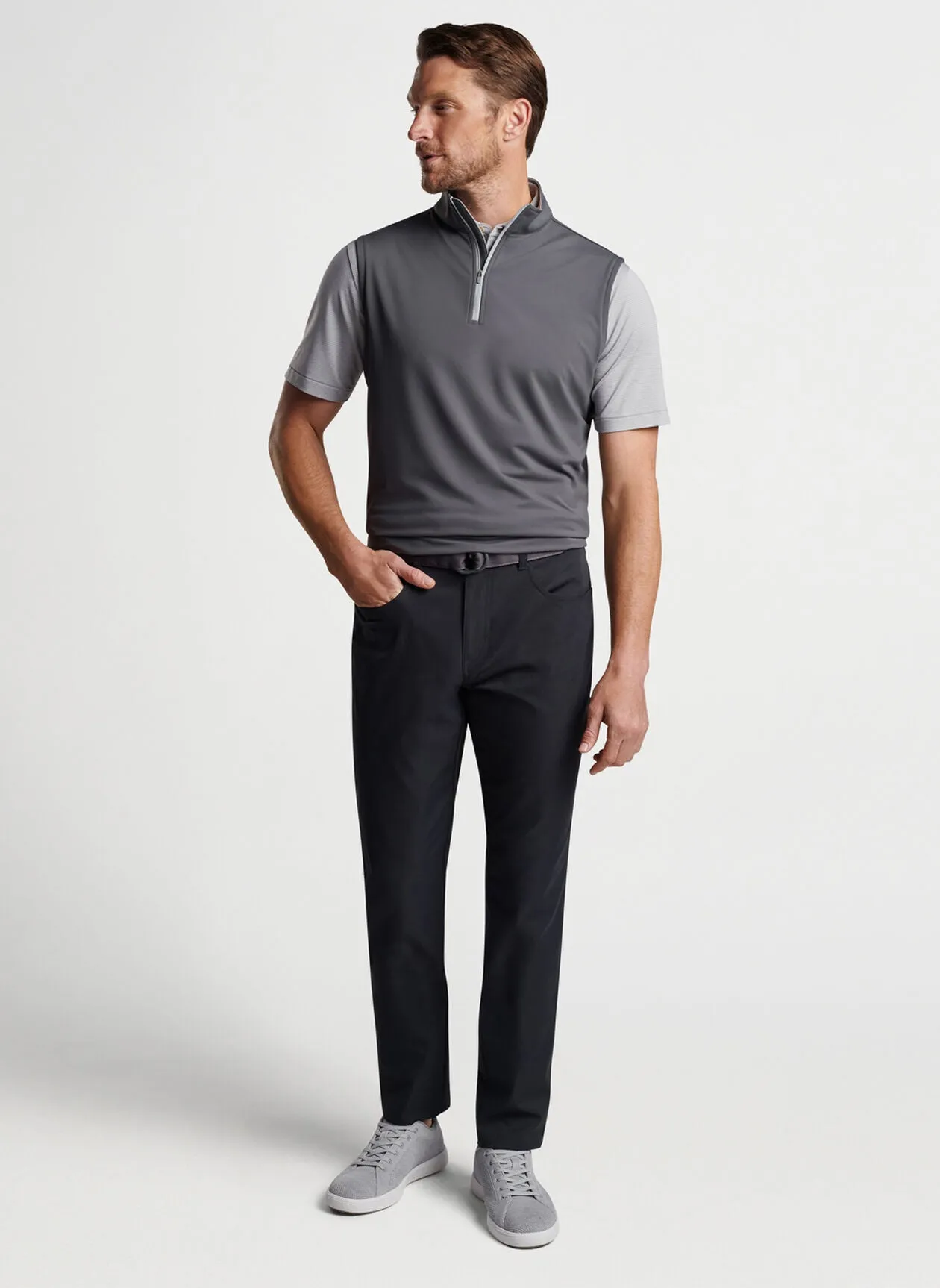 Crown Sport Galway Performance Quarter-Zip Vest