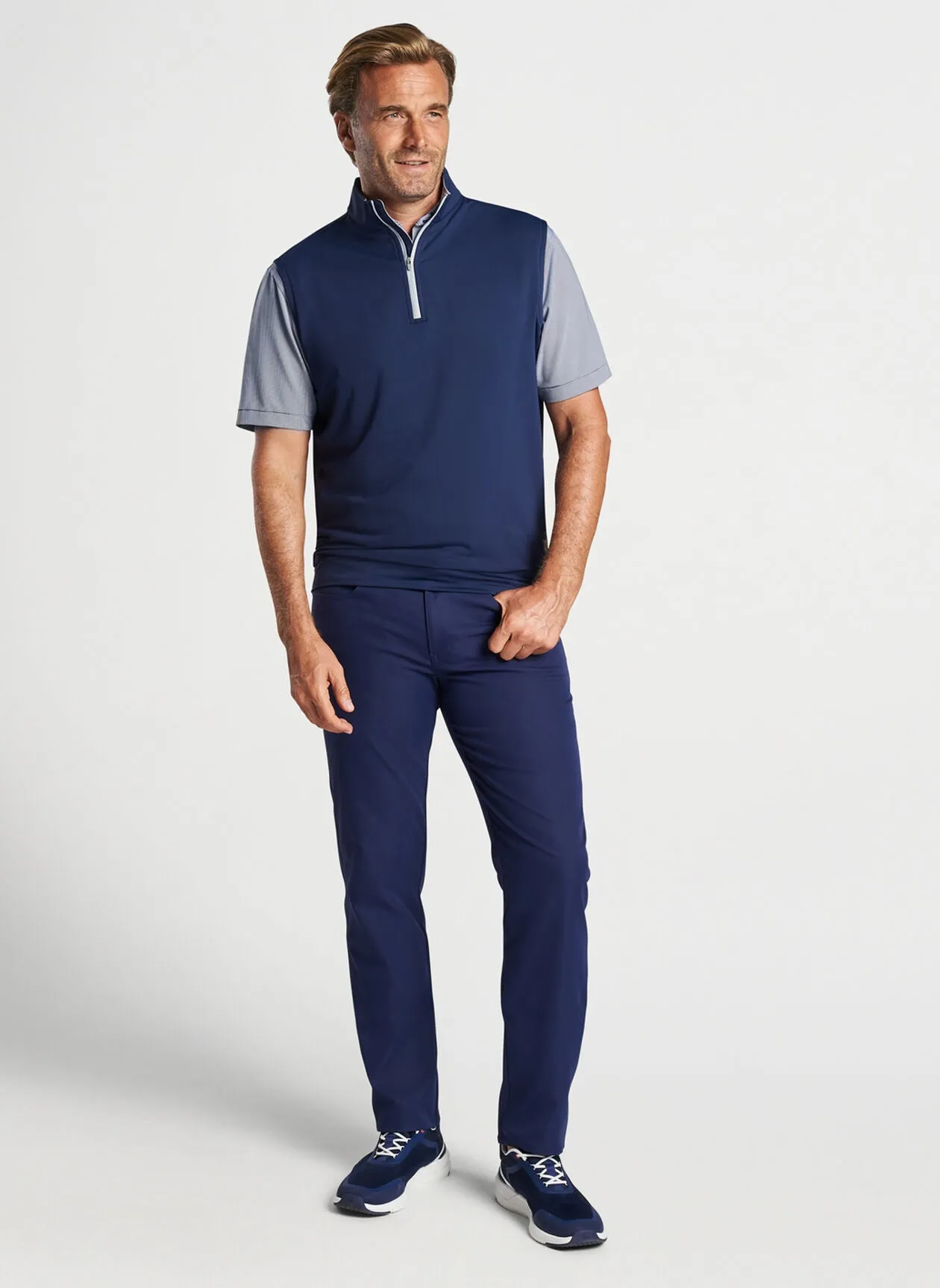 Crown Sport Galway Performance Quarter-Zip Vest
