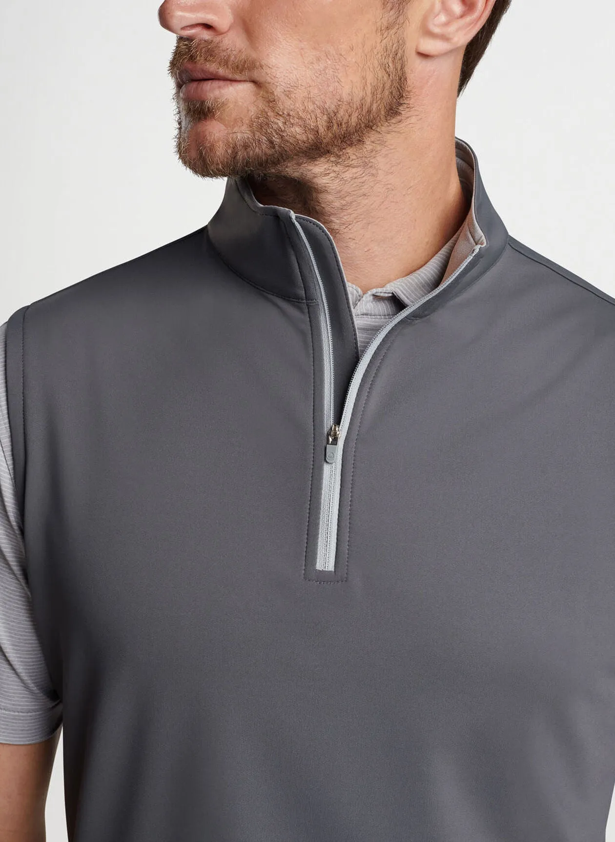 Crown Sport Galway Performance Quarter-Zip Vest