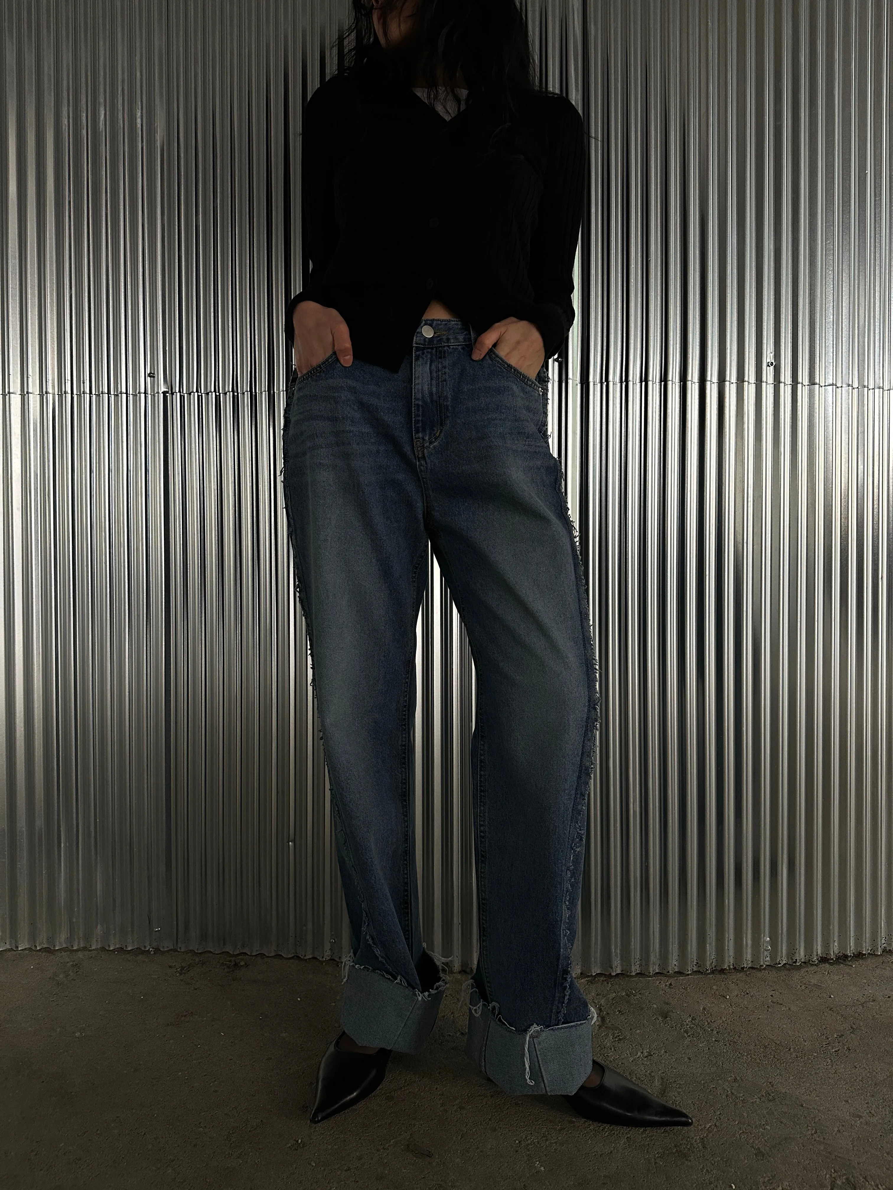 Distress Washed Jeans
