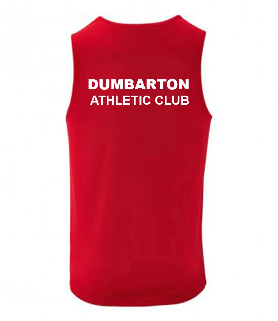 Dumbarton AC Mens Wicking Training Vest