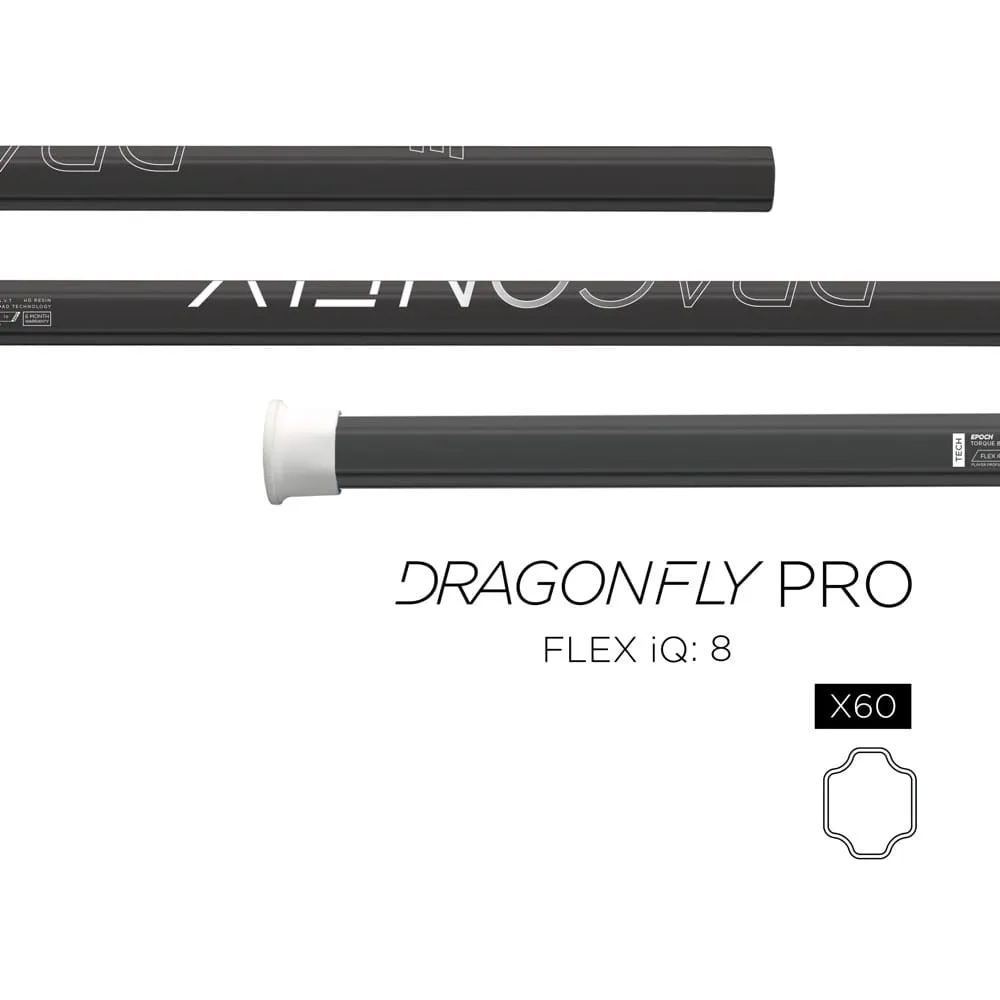 Epoch Dragonfly Pro X60 iQ8 Composite Defense Lacrosse Shaft