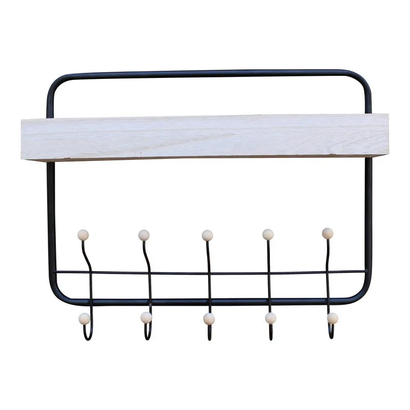 Essentials Shelving Unit Black 1 Shelf