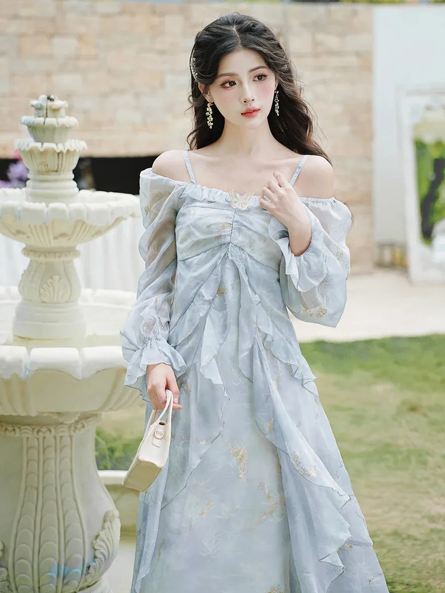 Eve Rainbeam Romantic Ethereal Fairy Dress Fairycore Style