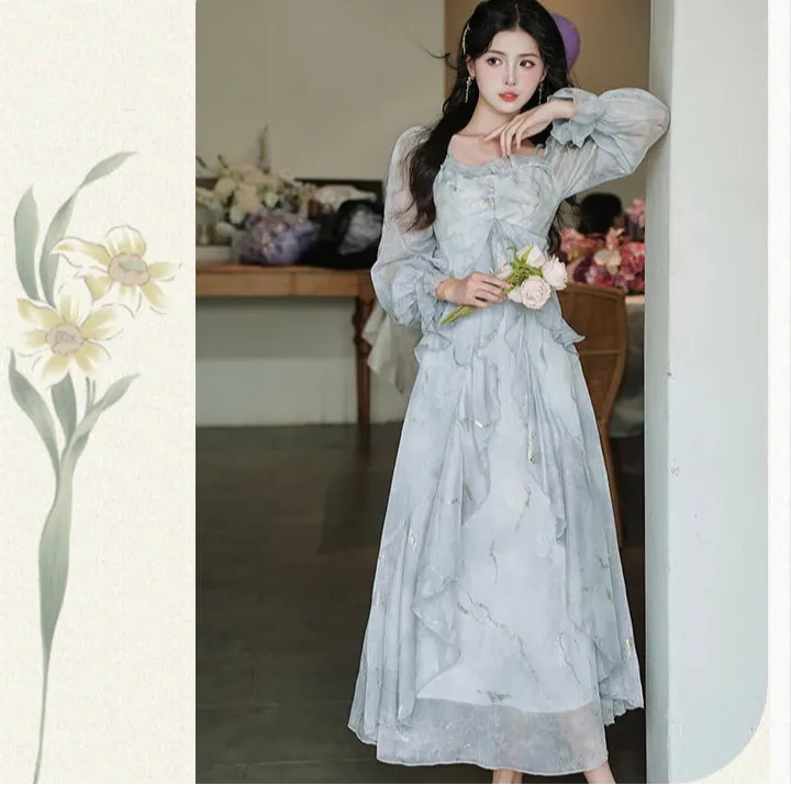 Eve Rainbeam Romantic Ethereal Fairy Dress Fairycore Style