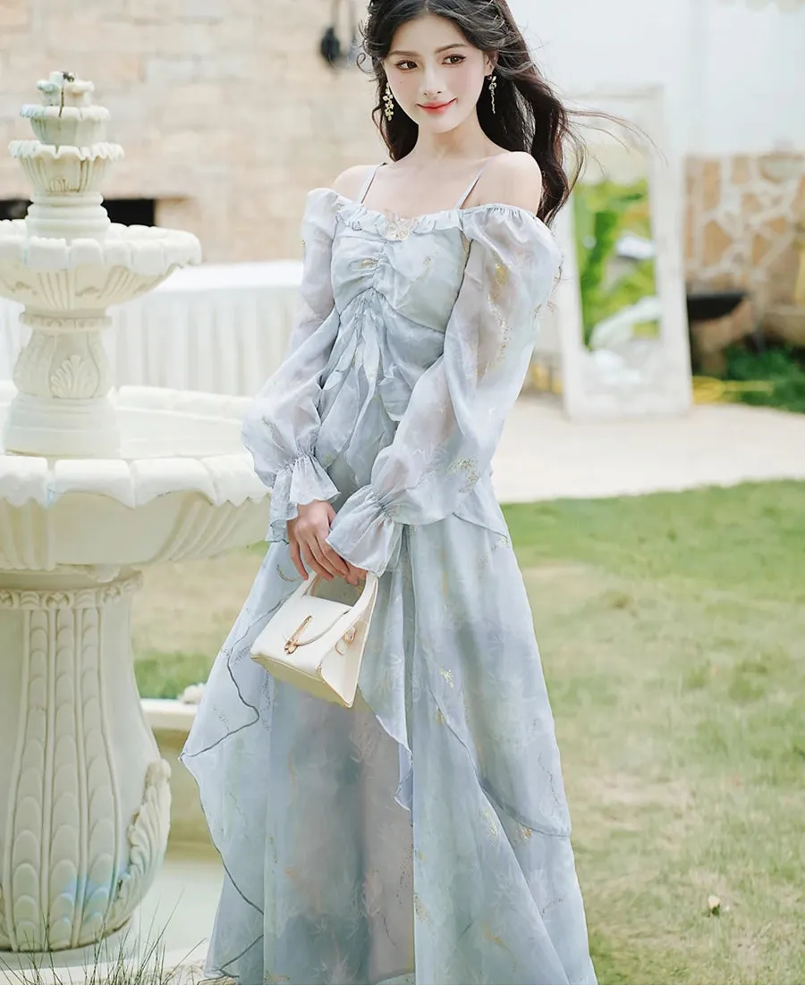 Eve Rainbeam Romantic Ethereal Fairy Dress Fairycore Style