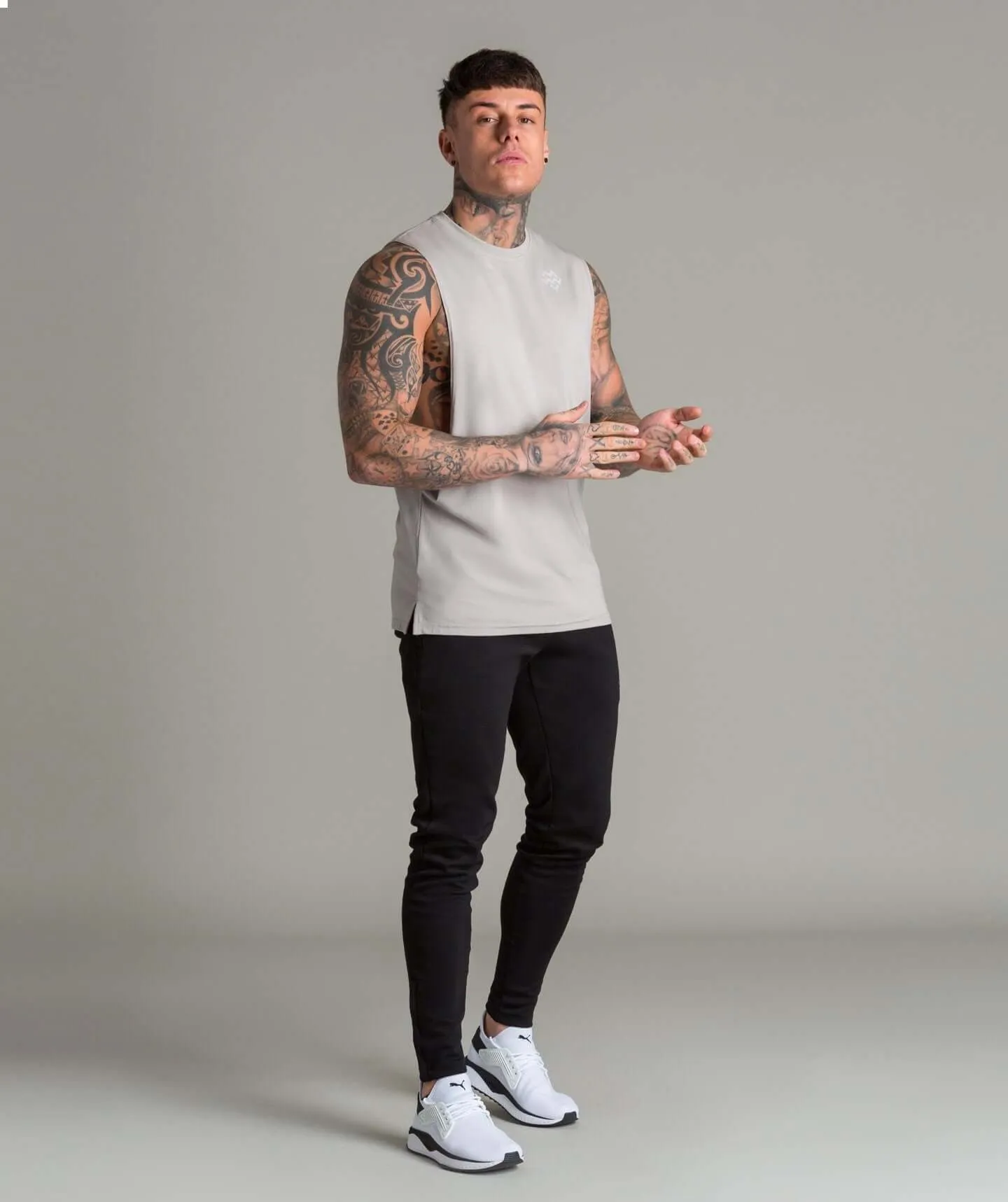 Flow Cut Off T-Shirt (Stone)