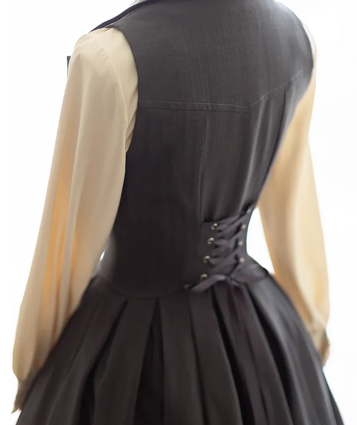 Forest Wardrobe~Retro Elegant Lolita Jumper Dress Bustier Multicolor