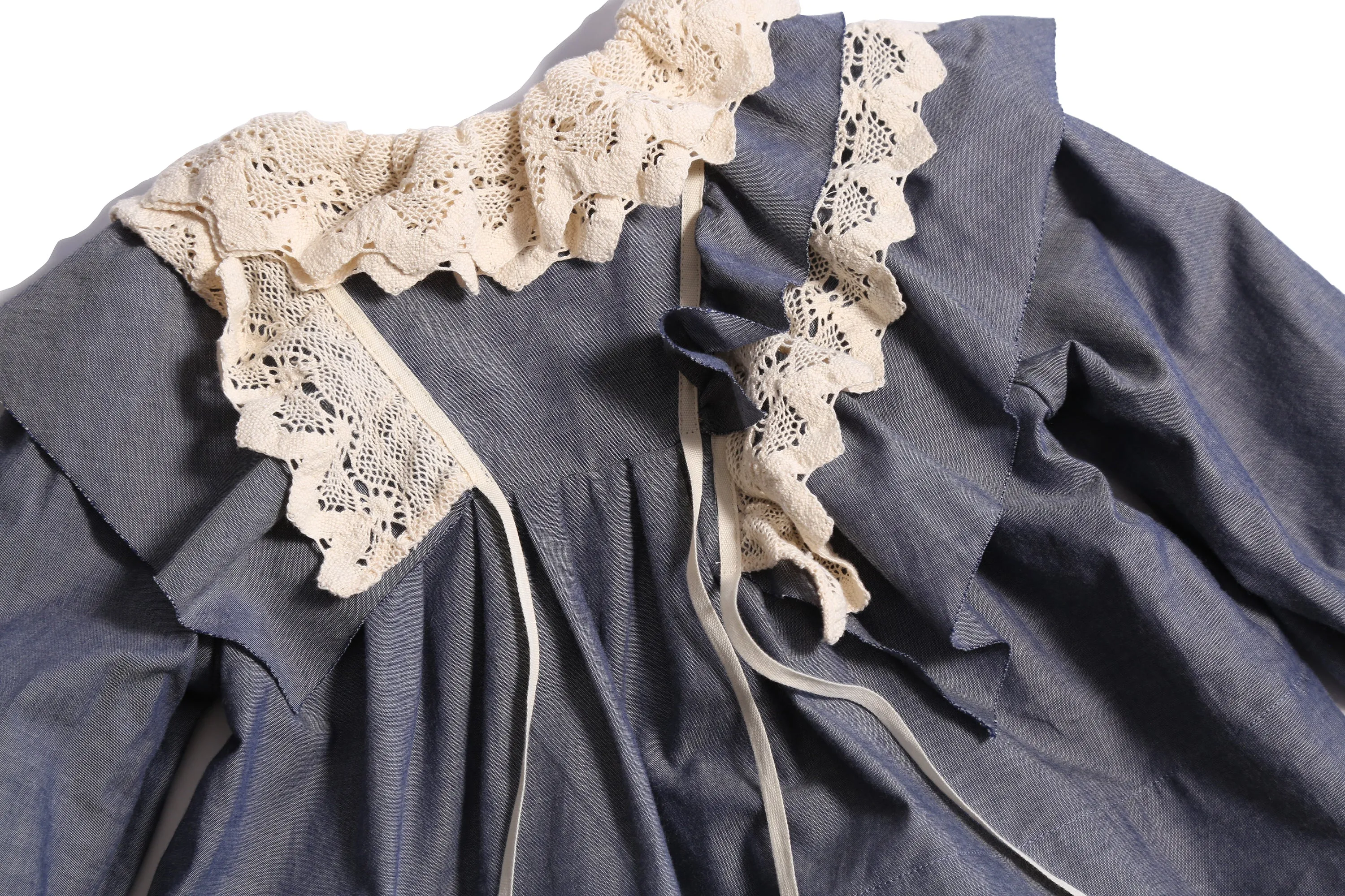 GAEL RUFFLED COLLAR BLOUSE