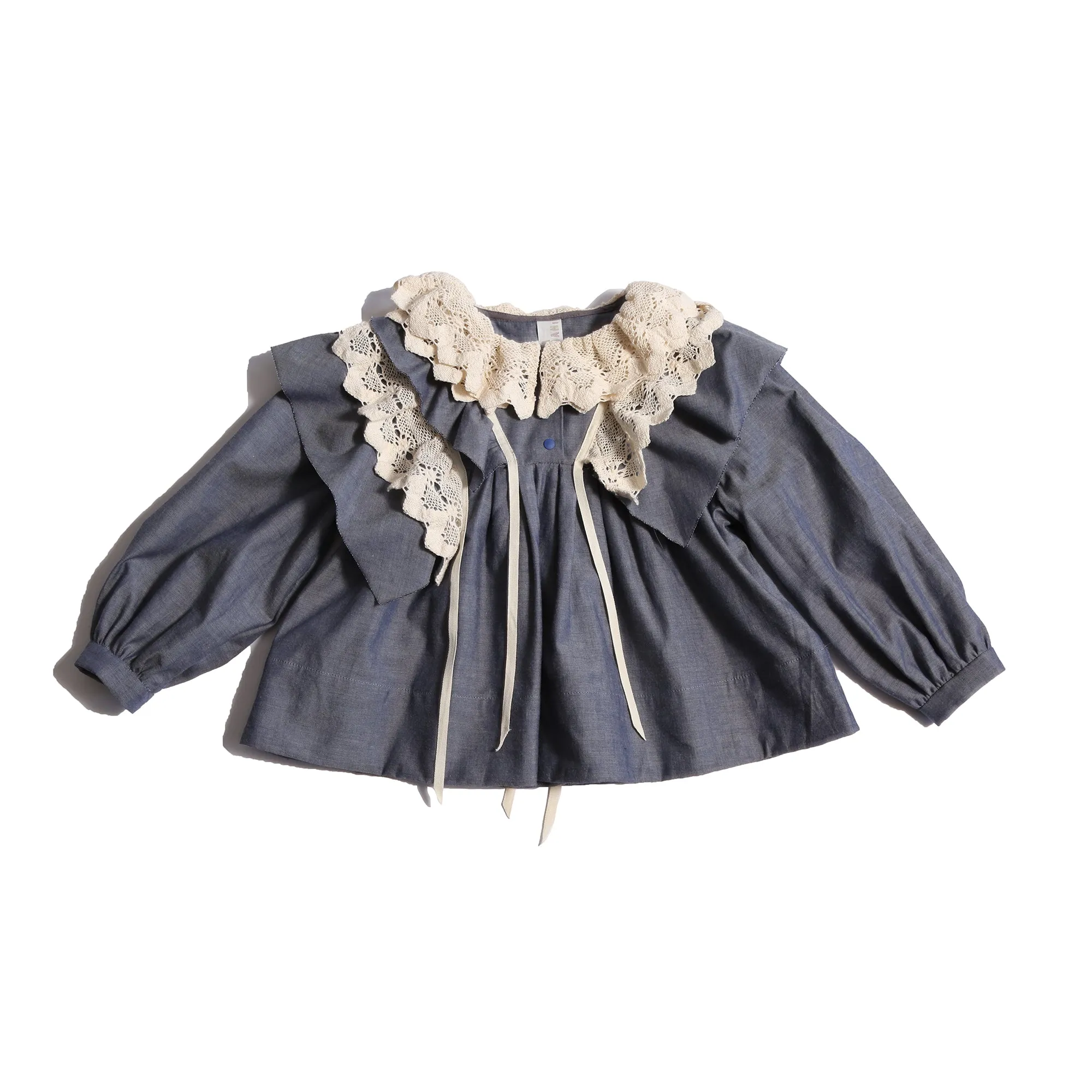 GAEL RUFFLED COLLAR BLOUSE