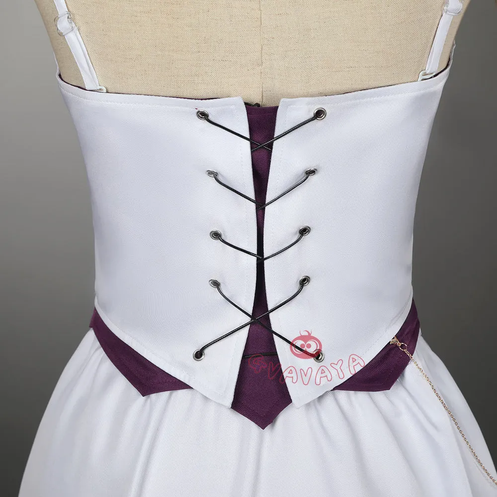 Gvavaya Anime Cosplay League of Legends Arcane Season2 Cosplay Powder AU Party Dress Powder Cosplay Costume