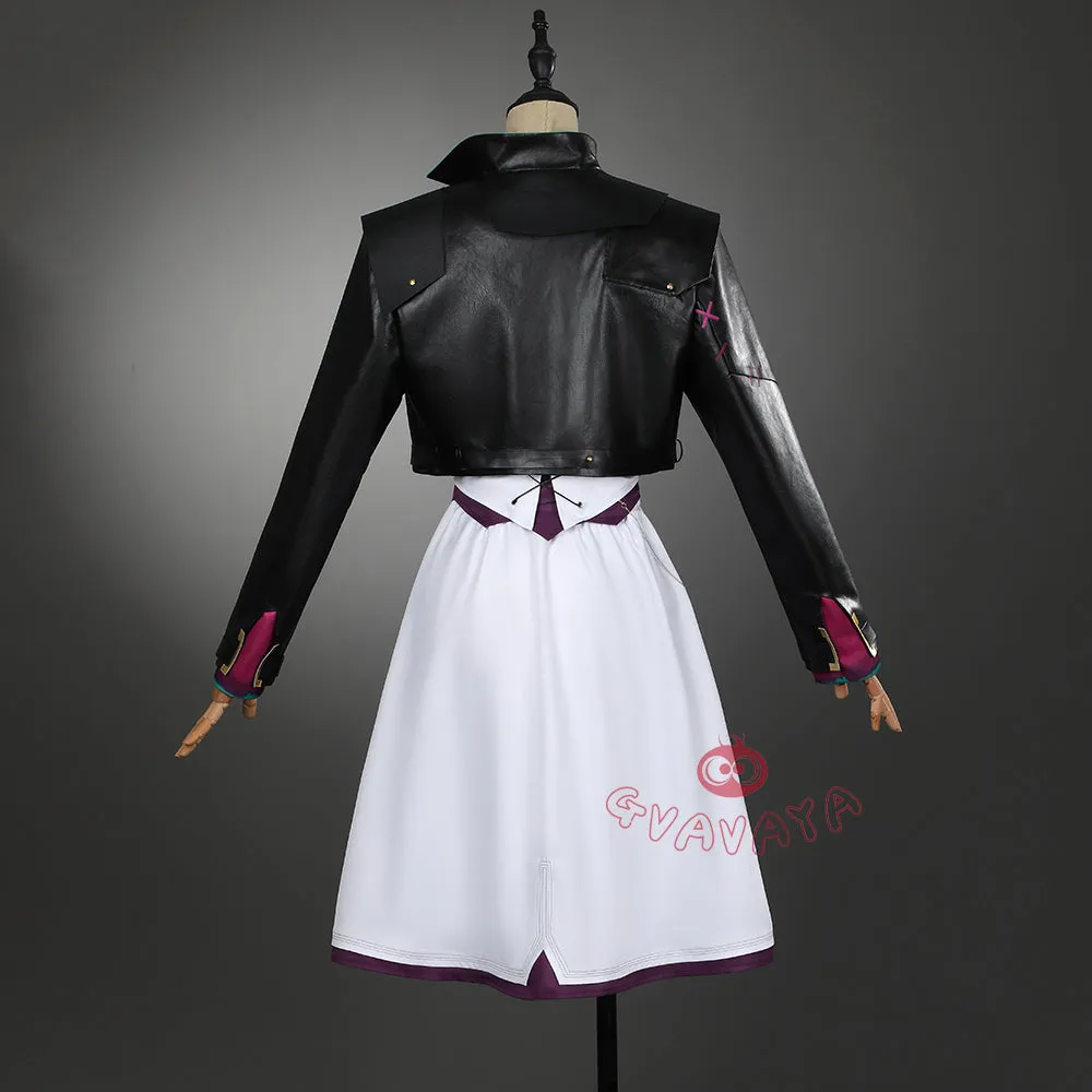 Gvavaya Anime Cosplay League of Legends Arcane Season2 Cosplay Powder AU Party Dress Powder Cosplay Costume